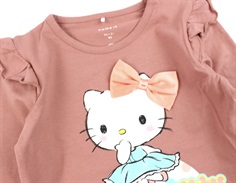Name It ash rose Hello Kitty sløjfe top